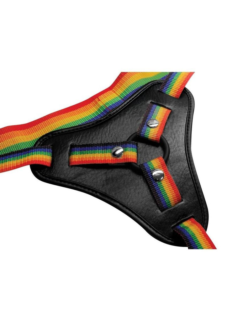 Strap U Take The Rainbow Universal Harness - Multicolor/Rainbow