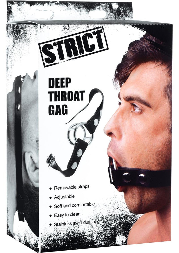 Strict Deep Throat Gag - Black
