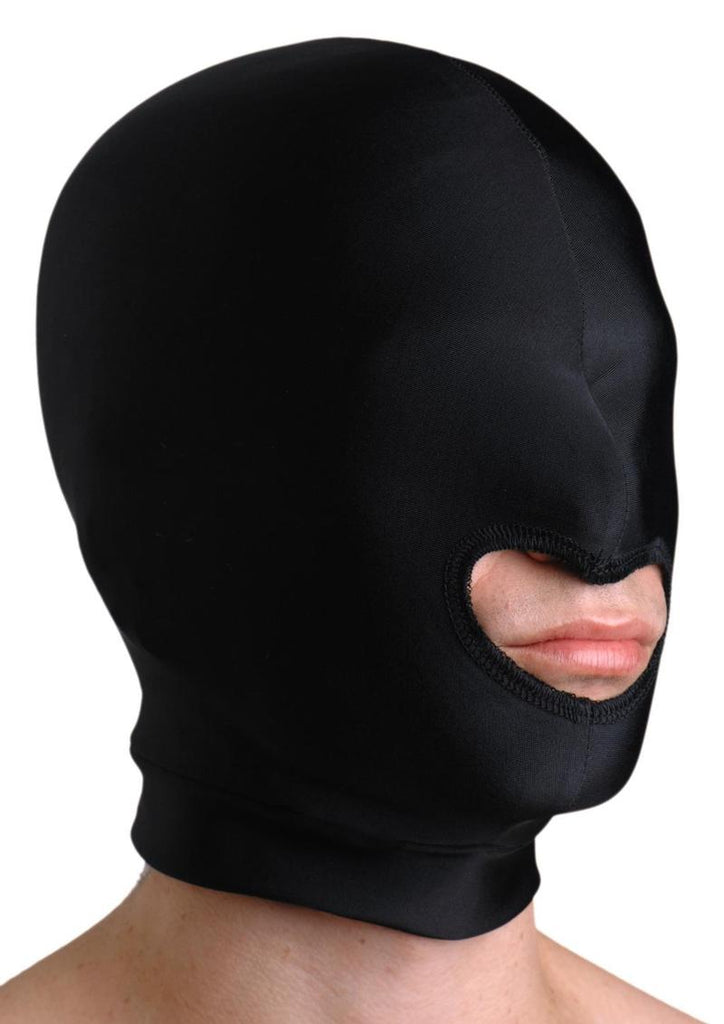 Strict Leather Premium Spandex Hood with Mouth Opening - Black