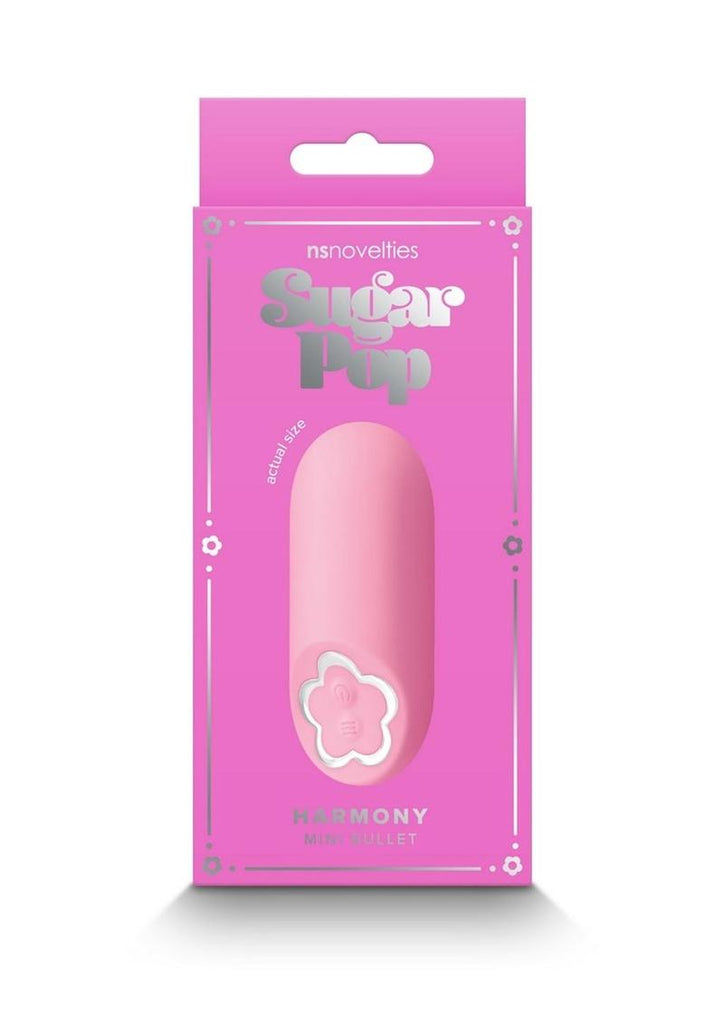 Sugar Pop Harmony Rechargeable Silicone Mini Vibrator - Pink