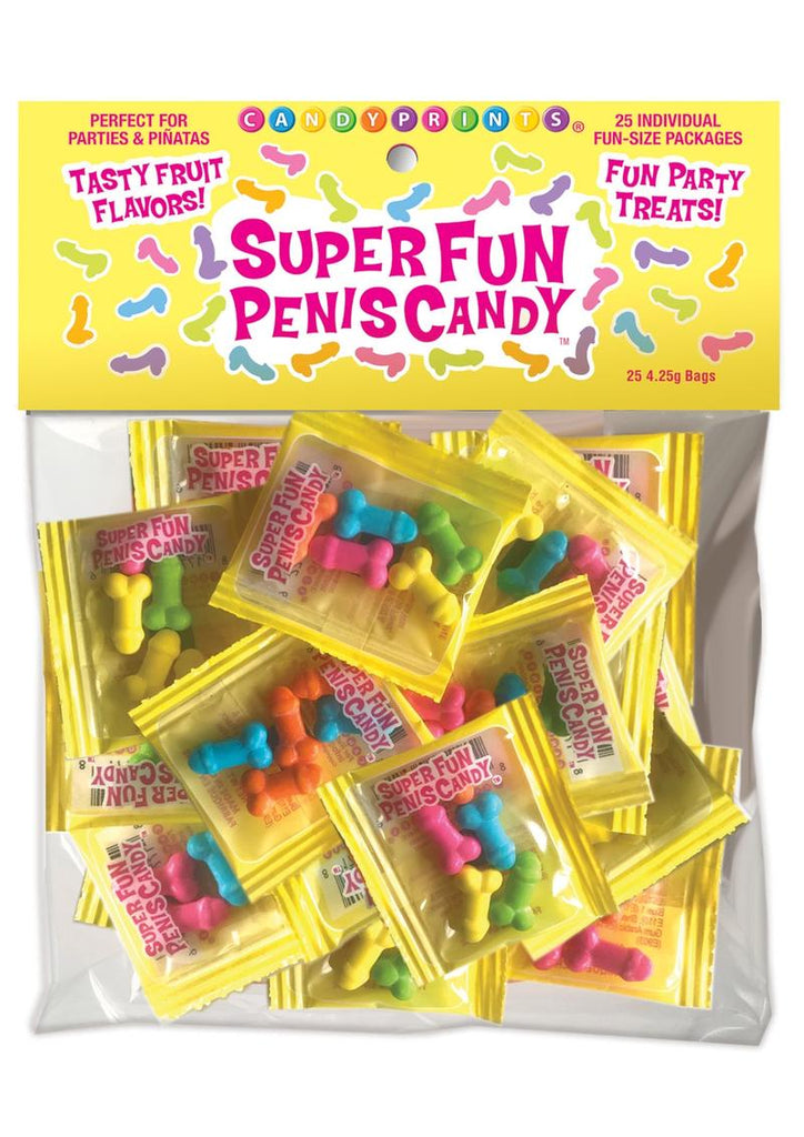 Super Fun Penis Candy - 25 Packs/Per Bag