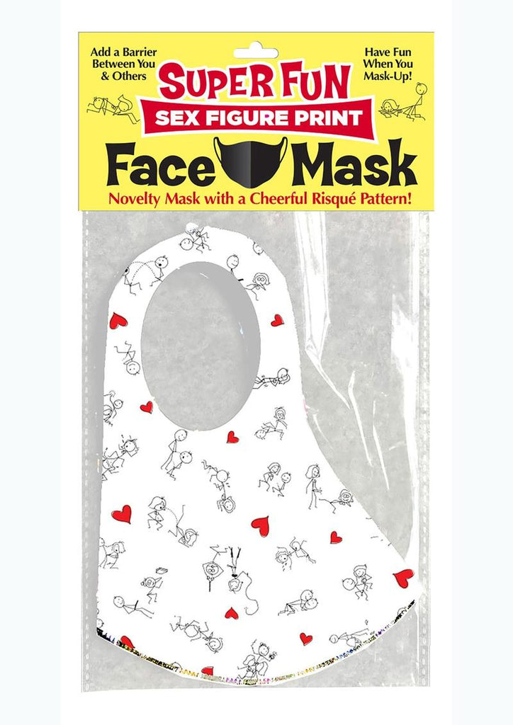 Super Fun Sex Position Mask - Black/White
