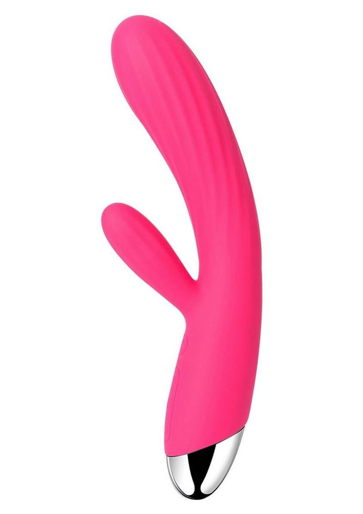 Svakom Angel Rechargeable Silicone Heating Rabbit Vibrator - Pink/Plum/Red/Silver
