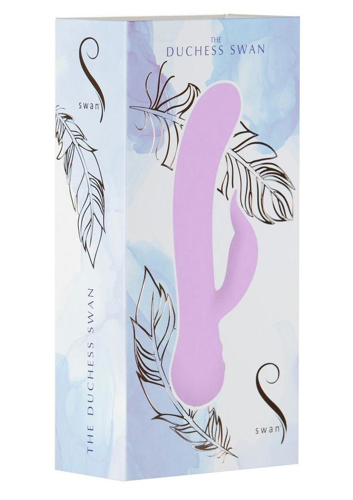 Swan The Duchess Swan Special Edition Rechargeable Silicone Vibrator - Purple