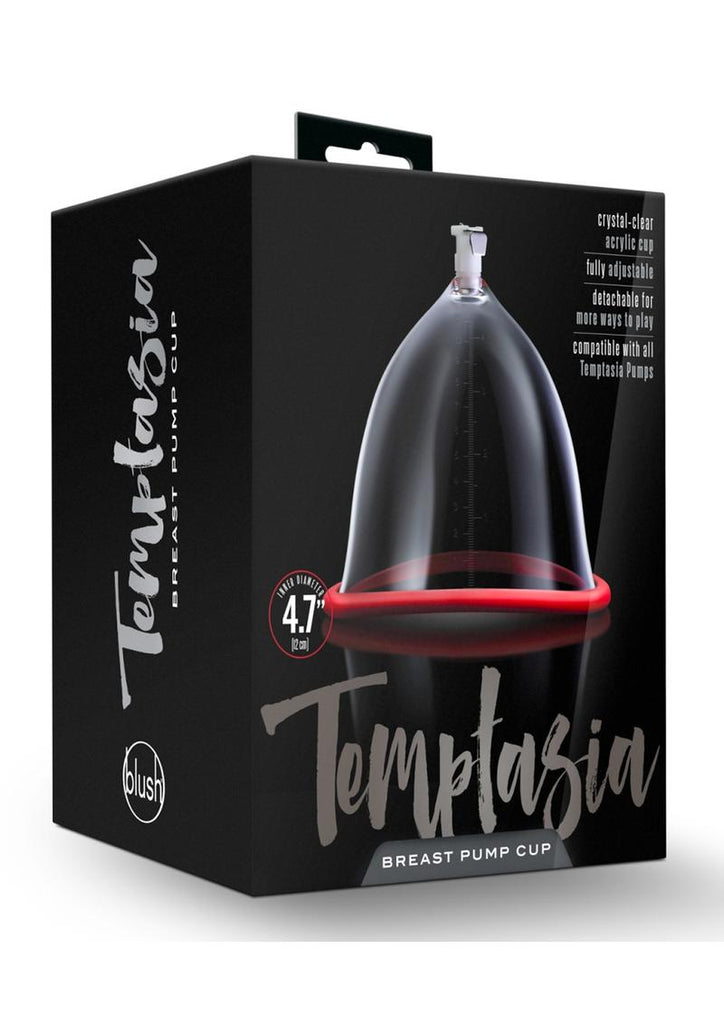 Temptasia Breast Pump Cup - Black/Clear