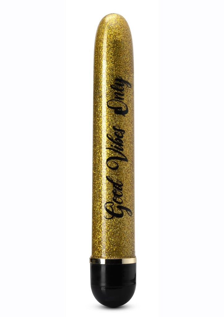 The Collection Good Vibes Only Vibrator - Black/Gold