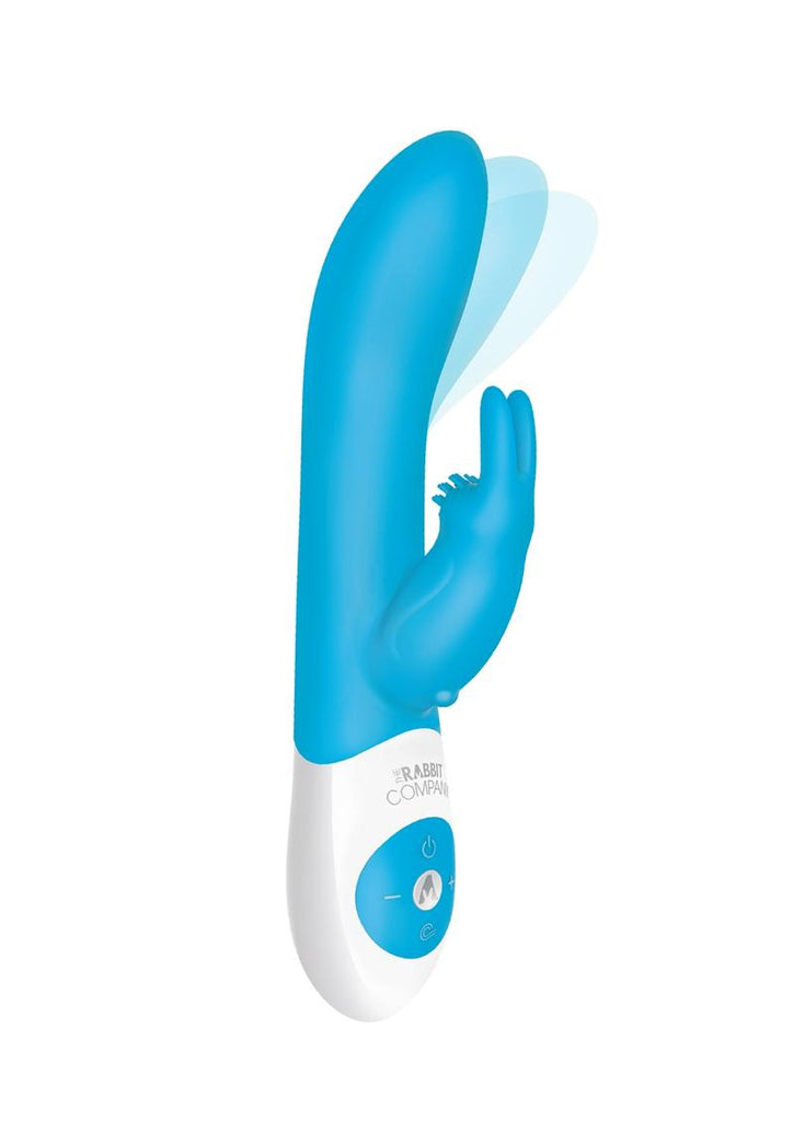 The Come Hither Rabbit XL Rechargeable Silicone G-Spot Rabbit Vibrator - Blue