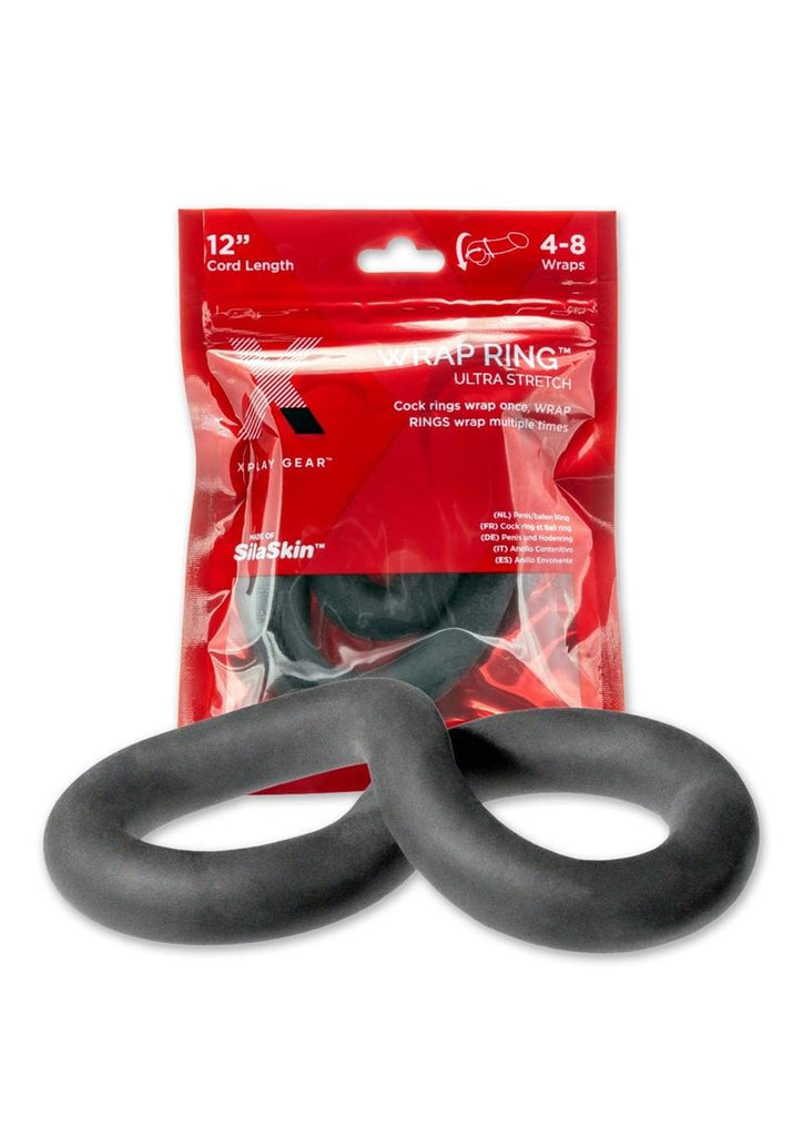 The Xplay Silicone Wrap Ring Ultra Stretch - Black - 12in