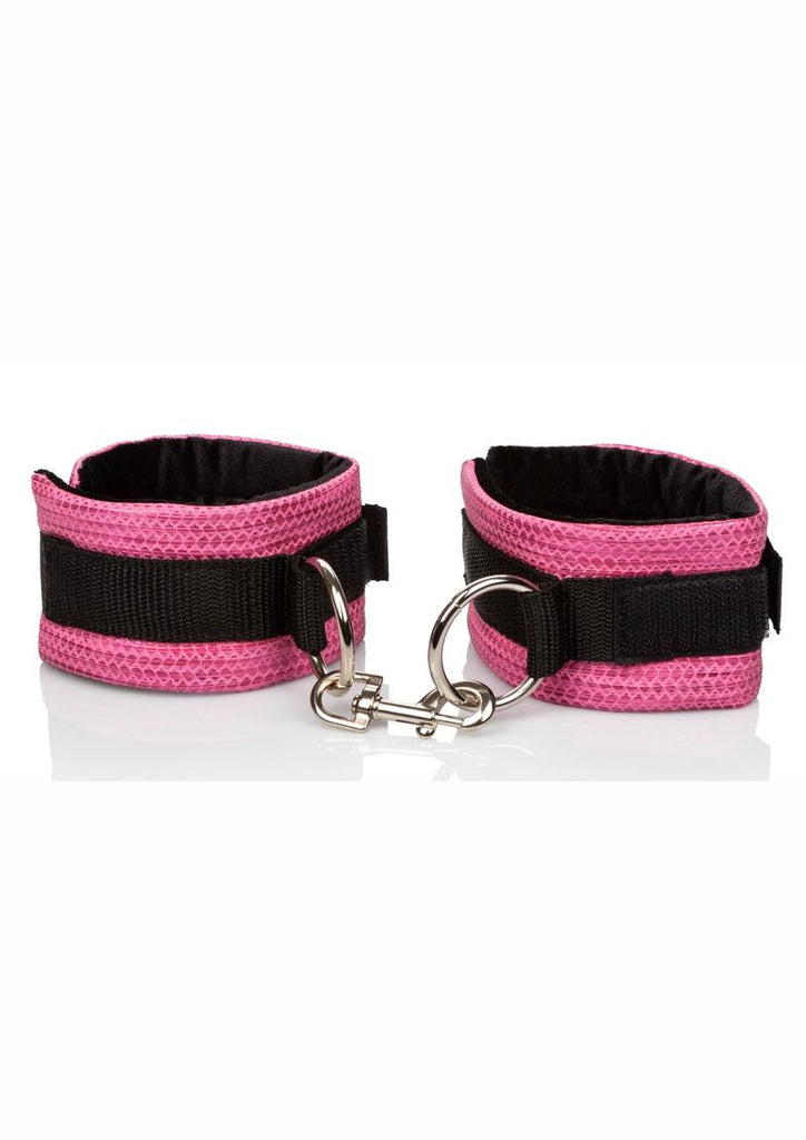 Tickle Me Pink Universal Cuffs Velcro Adjustable - Pink