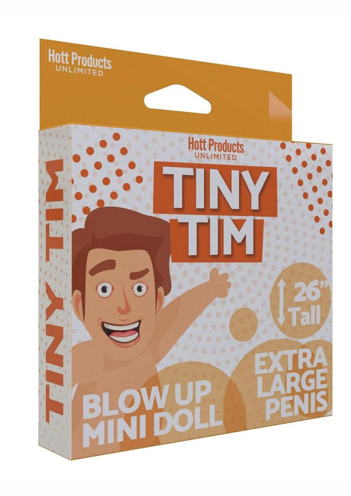 Tiny Tim Blow Up Party Doll - Vanilla