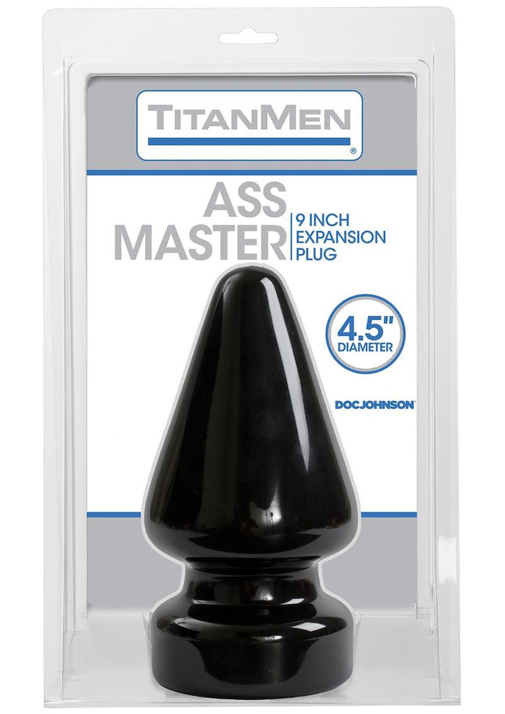 Titanmen Ass Master Expansion Anal Plug - Black