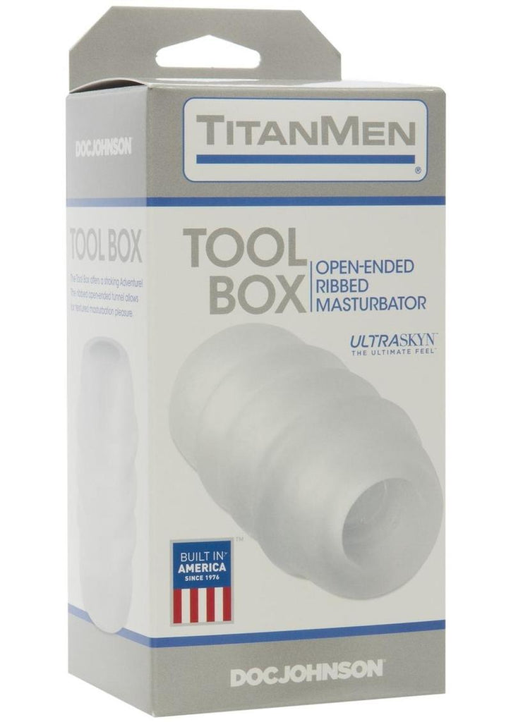 Titanmen Tool Box Ultraskyn Masturbator - Clear