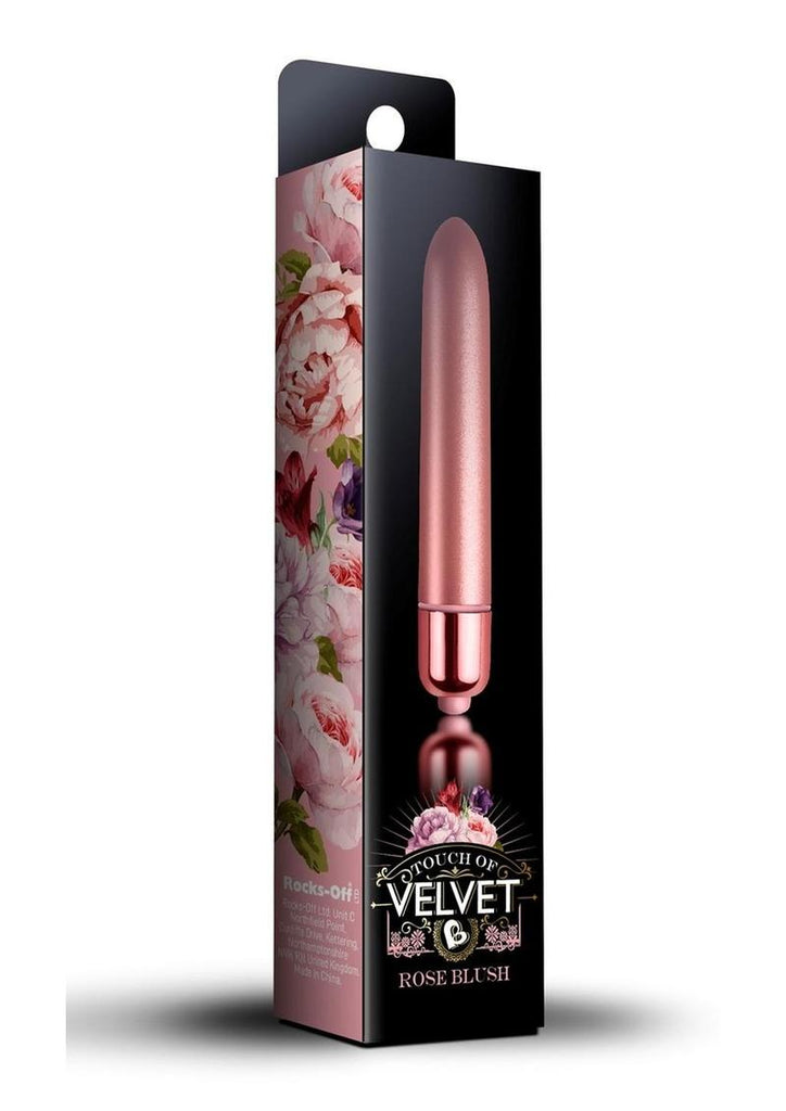 Touch Of Velvet Bullet Vibrator - Pink/Rose Blush