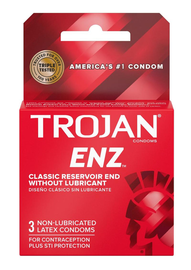 Trojan Condom Regular Non Lubricated - 3 Pack