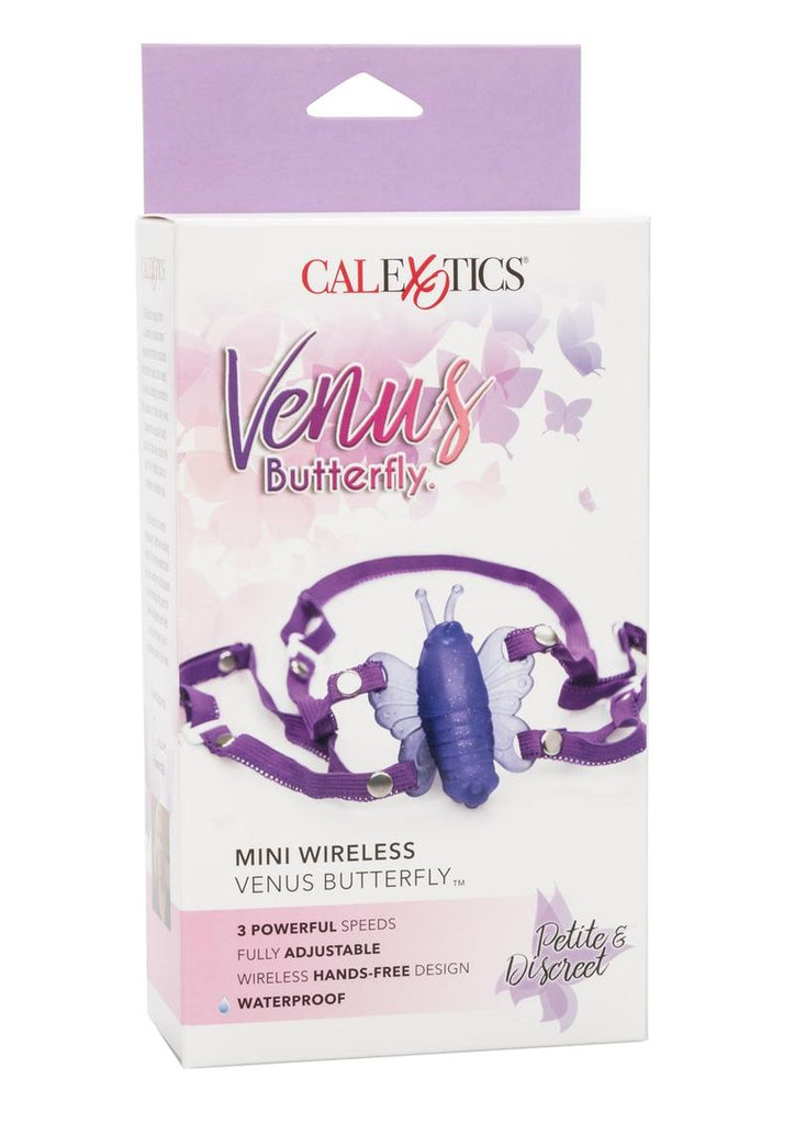 Venus Butterfly Mini Wireless Strap-On - Purple