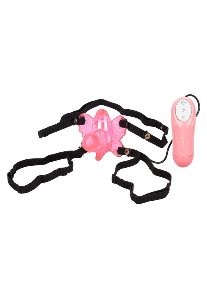 Venus Butterfly Rotating Venus Penis Strap-On with Remote Control - Pink