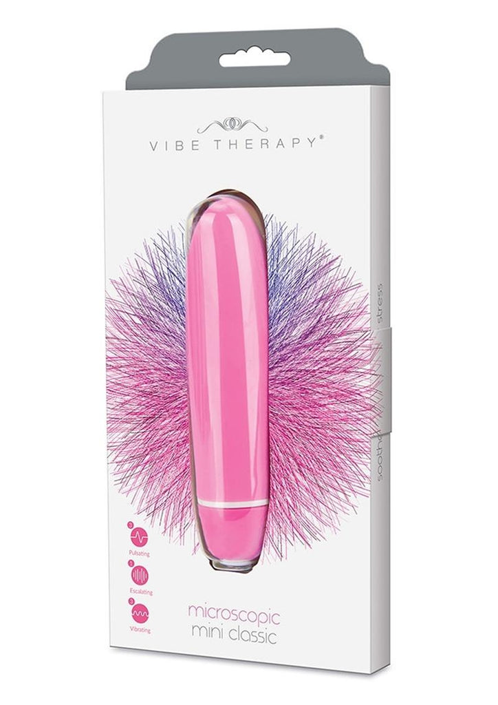 Vibe Therapy Microscopic Mini Classic Silicone Vibrator - Pink