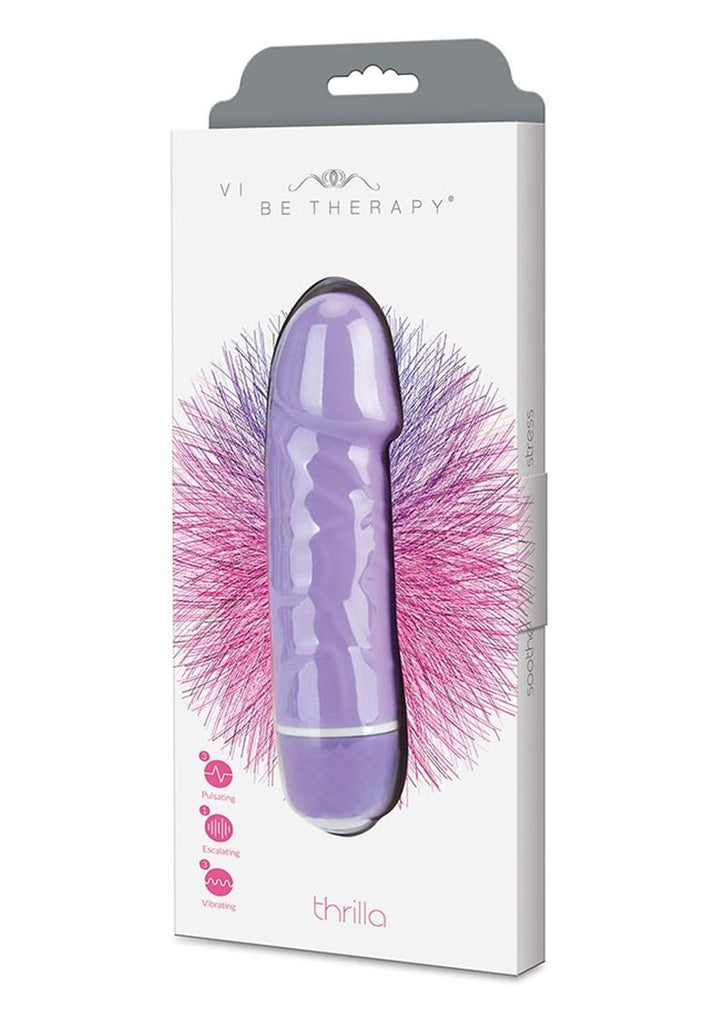 Vibe Therapy Thrilla Silicone Mini Vibrator - Purple