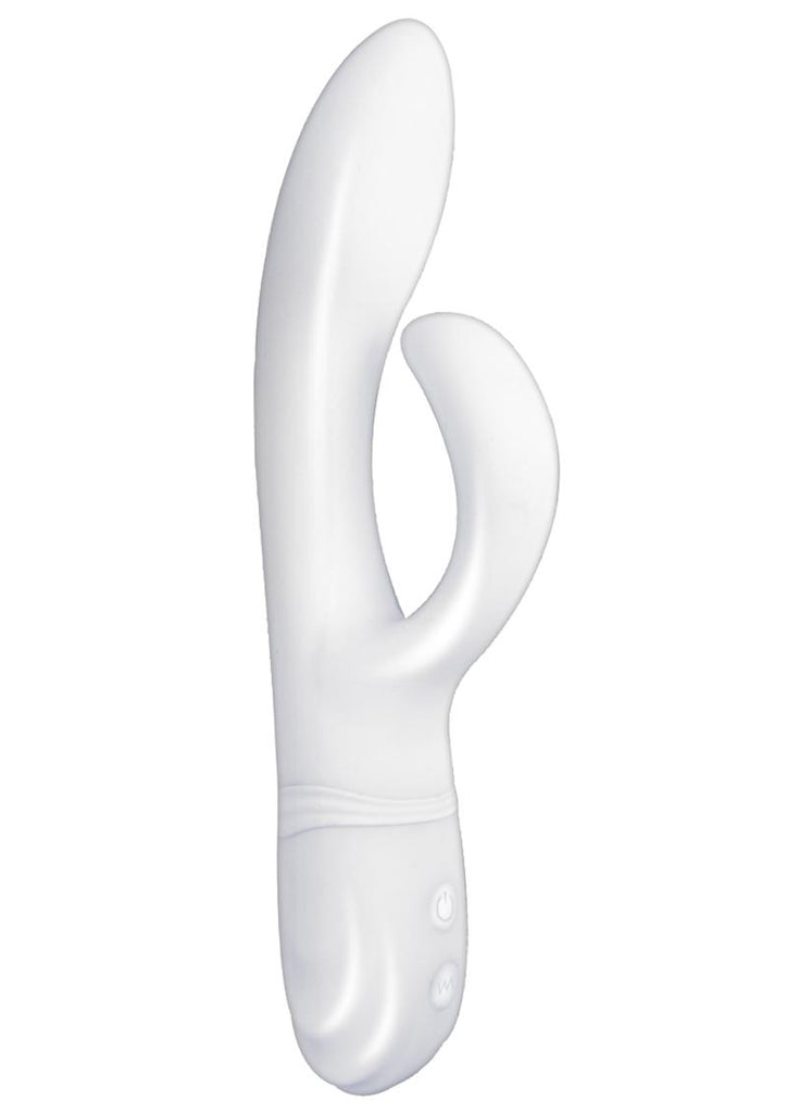 Vibes Of New York G-Spot Massage Rechargeable Silicone Vibrator - White