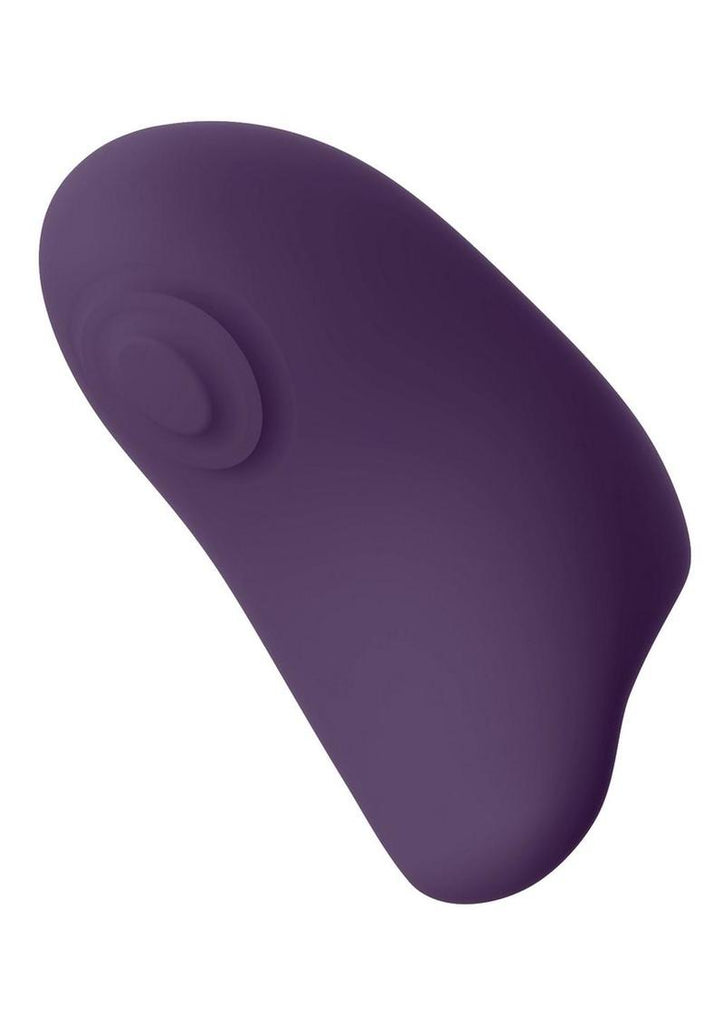 Vive Hana Rechargeable Silicone Pulse Wave Finger Vibrator - Purple