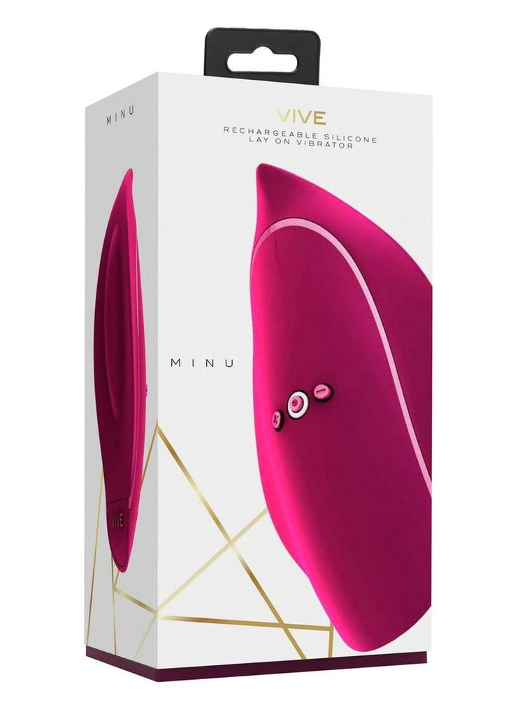Vive Minu Rechargeable Silicone Lay On Clitoral Massager - Pink