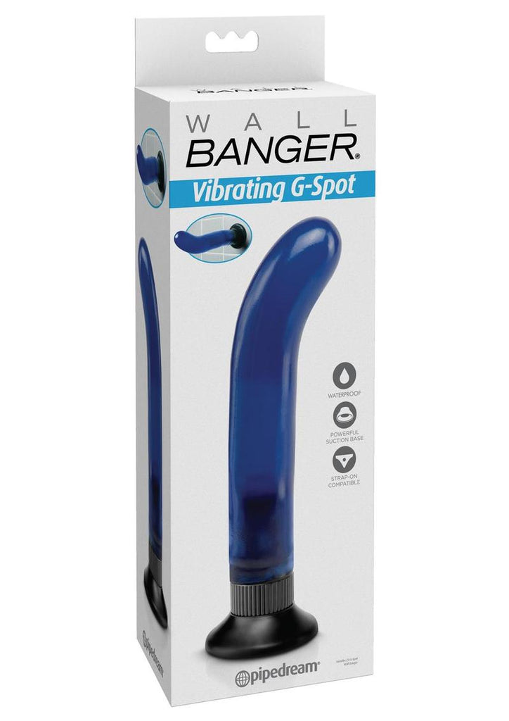Wall Bangers Vibrating G-Spot Stimulator - Blue/Purple