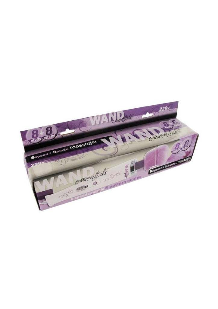 Wand Essentials 8 Speed 8 Function Wand Massager - 110v - Purple