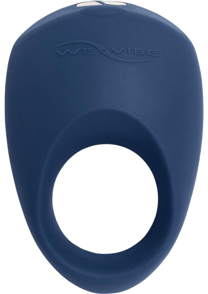 We-Vibe Pivot Rechargeable Silicone Vibrating Cock Ring - Blue/Midnight Blue