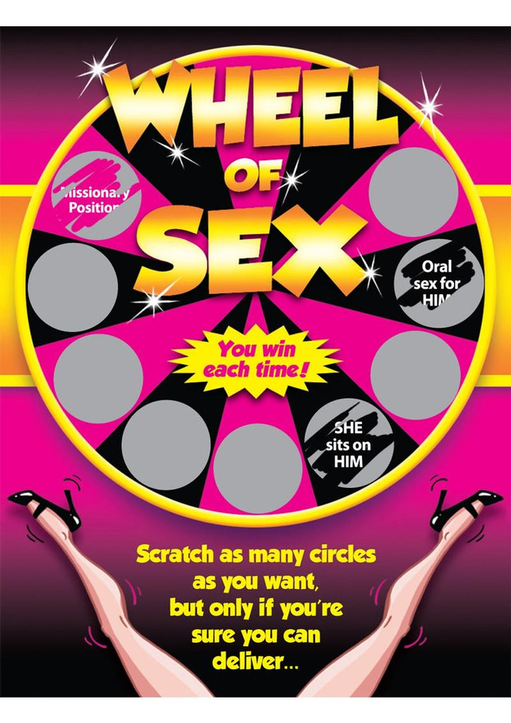 Wheel Of Sex Scratcher Game Ticket