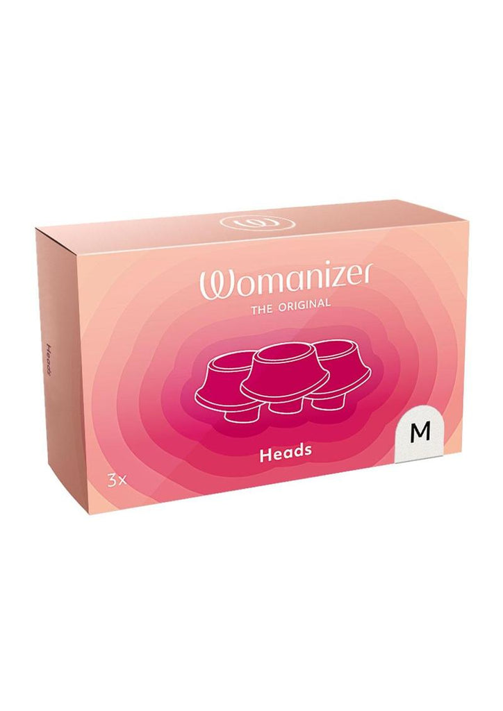 Womanizer Premium Head - Gray/Grey - Medium - 3 Per Pack