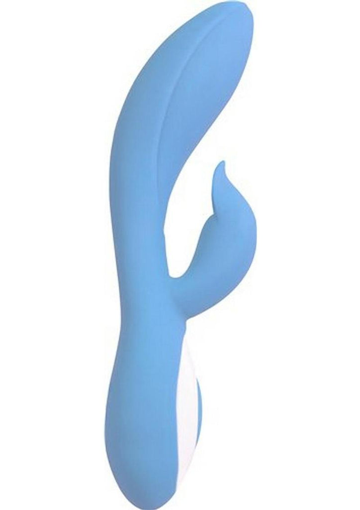 Wonderlust Harmony Rechargeable Silicone Vibrator - Blue