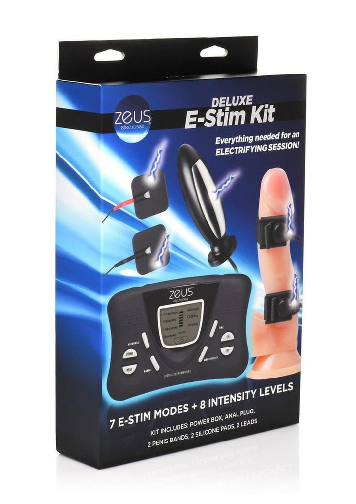 Zeus Electosex Deluxe E-Stim Kit - Black